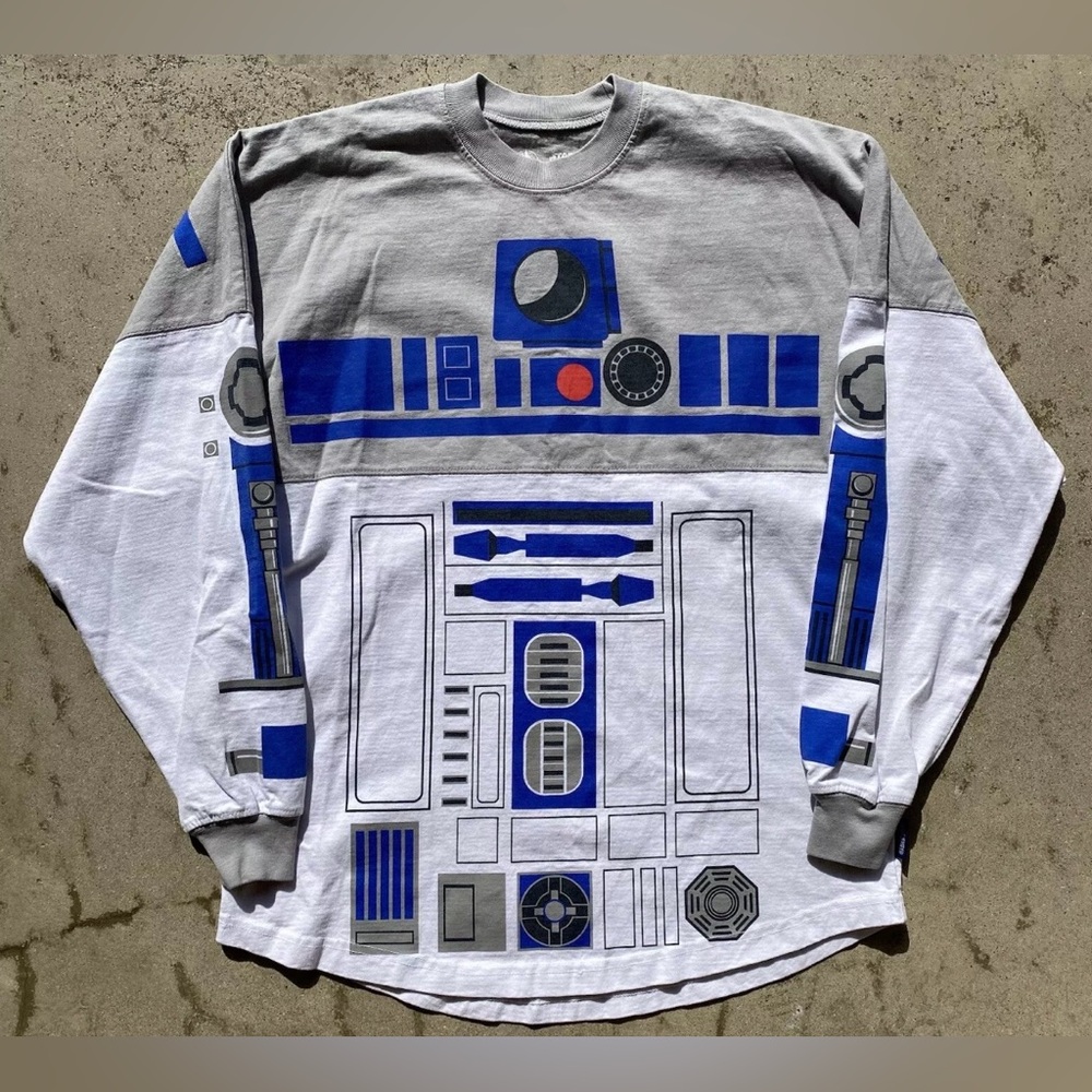 Disney Parks 2021 Star Wars R2D2 Droid Spirit Jersey Top 2XL XXL New with tag